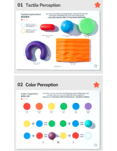 Set mideer para jugar con texturas