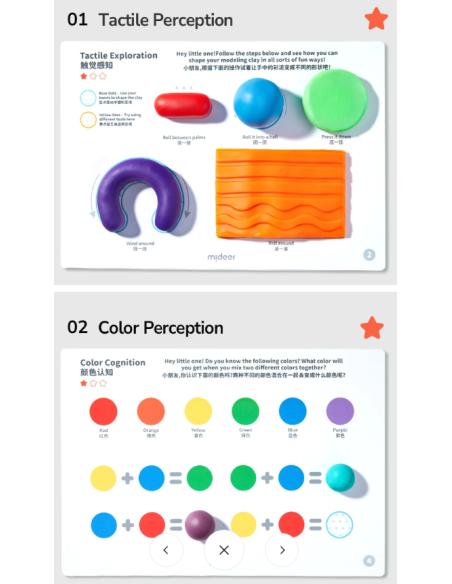 Set mideer para jugar con texturas