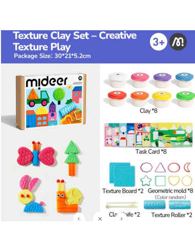 Set mideer para jugar con texturas