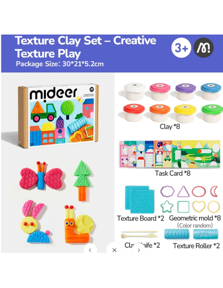 Set mideer para jugar con texturas