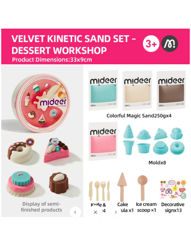 Arena mágica con arena mideer – dulces