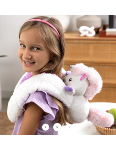 Peluche con peso Hugimals - Unicornio Echo 2