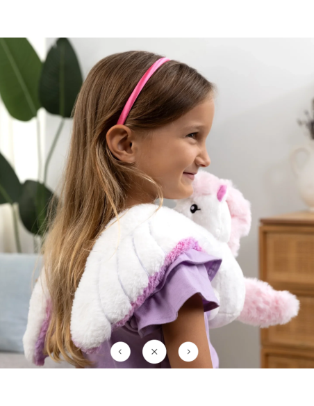 Peluche con peso Hugimals - Unicornio Echo