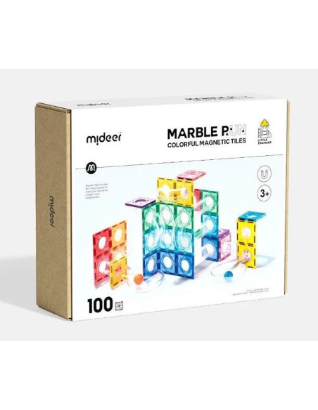 Bloques magnéticos Mideer con bolas – Pista de bolas (100 uds.)