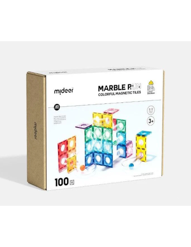 Bloques magnéticos Mideer con bolas – Pista de bolas (100 uds.)
