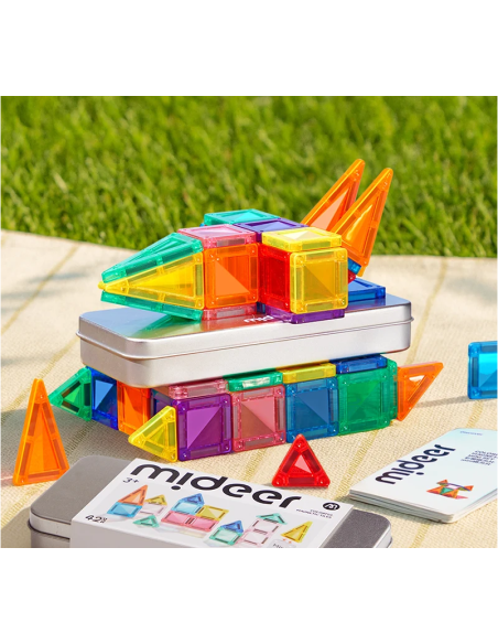 Mini bloques magnéticos mideer – juego de viaje