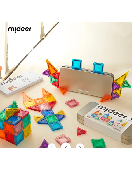 Mini bloques magnéticos mideer – juego de viaje