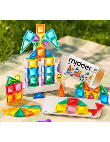 Mini bloques magnéticos mideer – juego de viaje