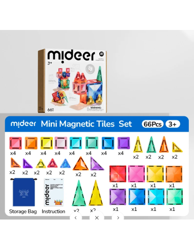 Mini bloques magnéticos mideer – 66