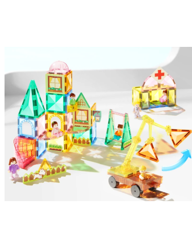 Bloques magnéticos mideer - City Hero Squad (33 piezas)