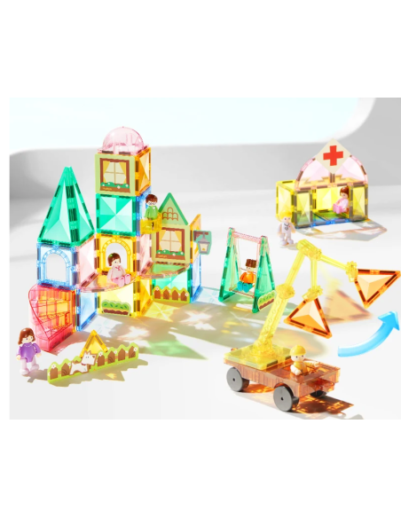 Bloques magnéticos mideer - City Hero Squad (33 piezas)