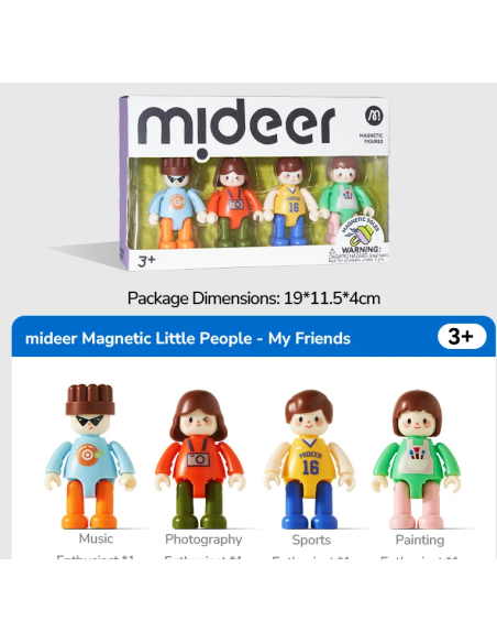 Figuras magnéticas mideer – Mis amigos