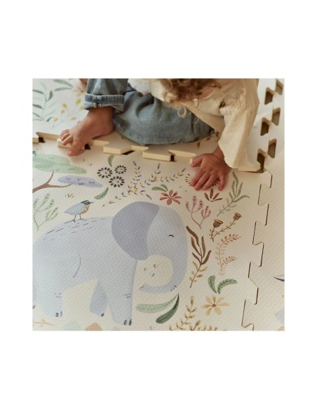 Alfombra de Juego Foam XL Safari Friends Little Dutch