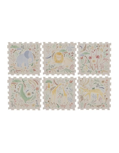 Alfombra de Juego Foam XL Safari Friends Little Dutch