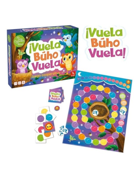 Vuela Búho Vuela - Juego cooperativo infantil - Lúdilo