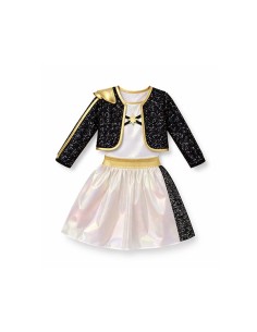 Conjunto de guerrera estrella de rock.