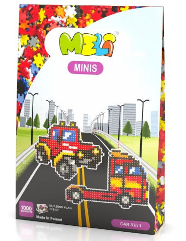 Meli Minis Tematic 3en1 Carreras