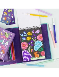 Set para colorear - Bosque místico Tiger Tribe 2