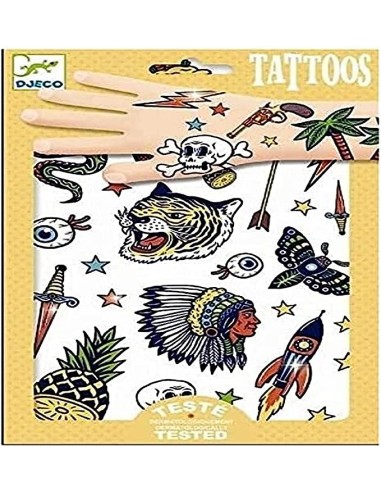 Tatuajes temporales, multicolor Bang Bang