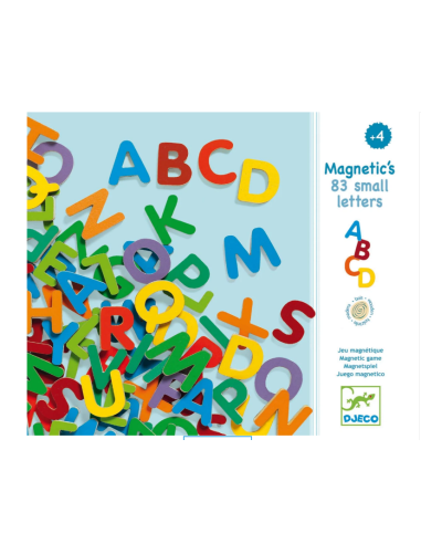 Magnéticos 83 Letras pequeñas DJECO