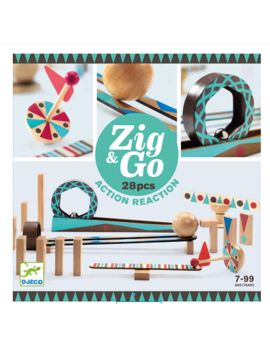 Construcción Zig & Go - 28 pcs DJECO