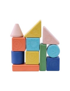 Bloques con sonajero y apilables Tiger Tribe 2