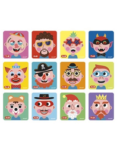 Magneti'Book Crazy Faces Janod